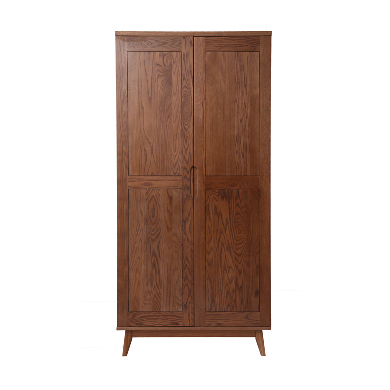 Almari Pakaian Dua Pintu Julat Dark Oak