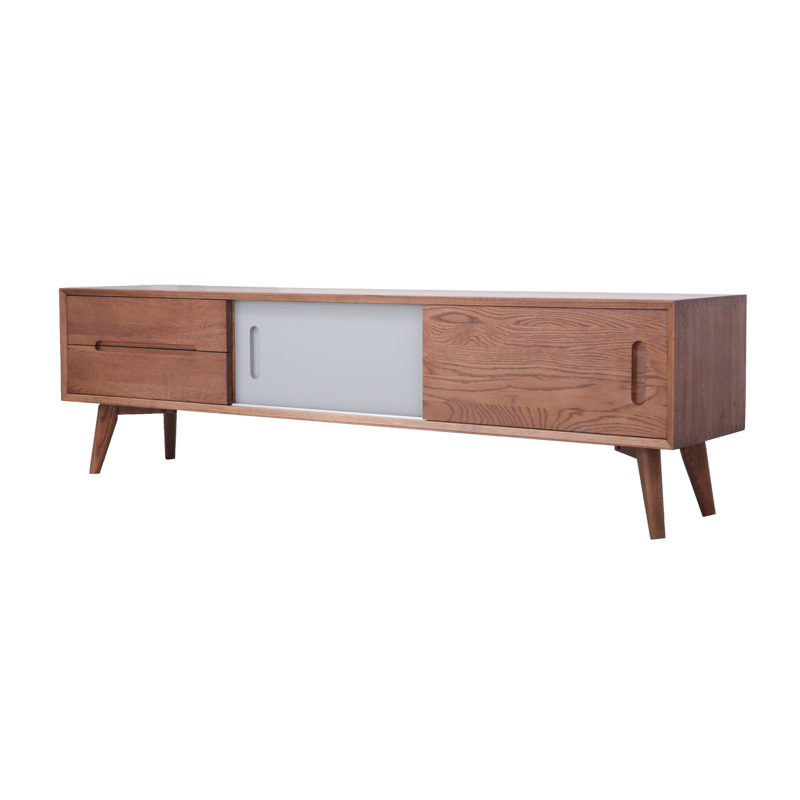 Kabinet TV Kayu Walnut